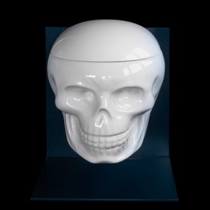 Skullpot Toilet White Glossy