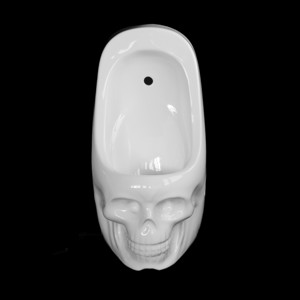 Skullpot Urinal White Glossy (big)