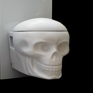 Skullpot Toilet White Matt