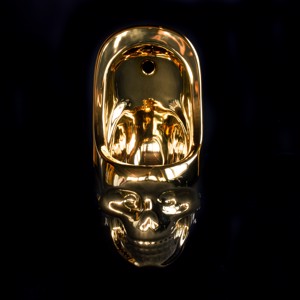 Skullpot Urinal Gold (small)