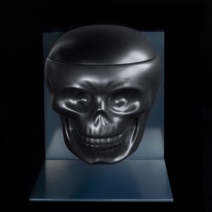 Skullpot Toilet Black Matt