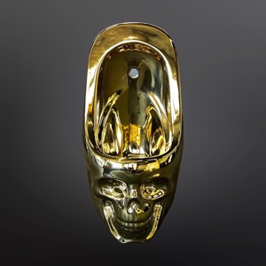 Skullpot Urinal Gold (big)
