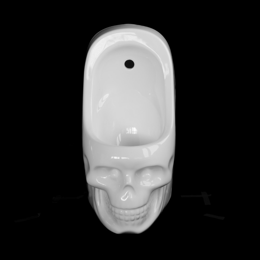Skullpot Urinal White Glossy (small)